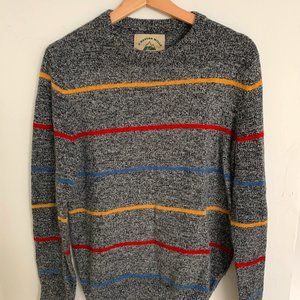 Wool Stripe Knit Sweater